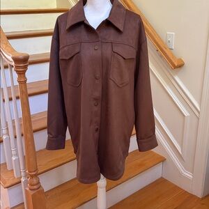 Pilcro Gold and Black Floral Jacket